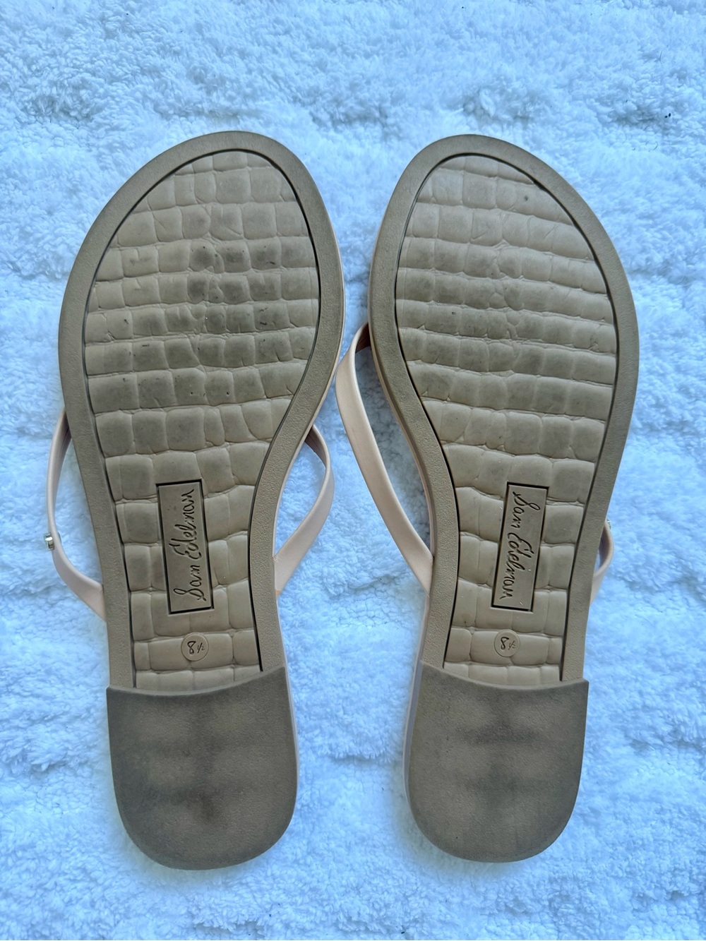 Sam Edelman Sleek Pinkish Nude Flip Flops - Picture 5 of 5